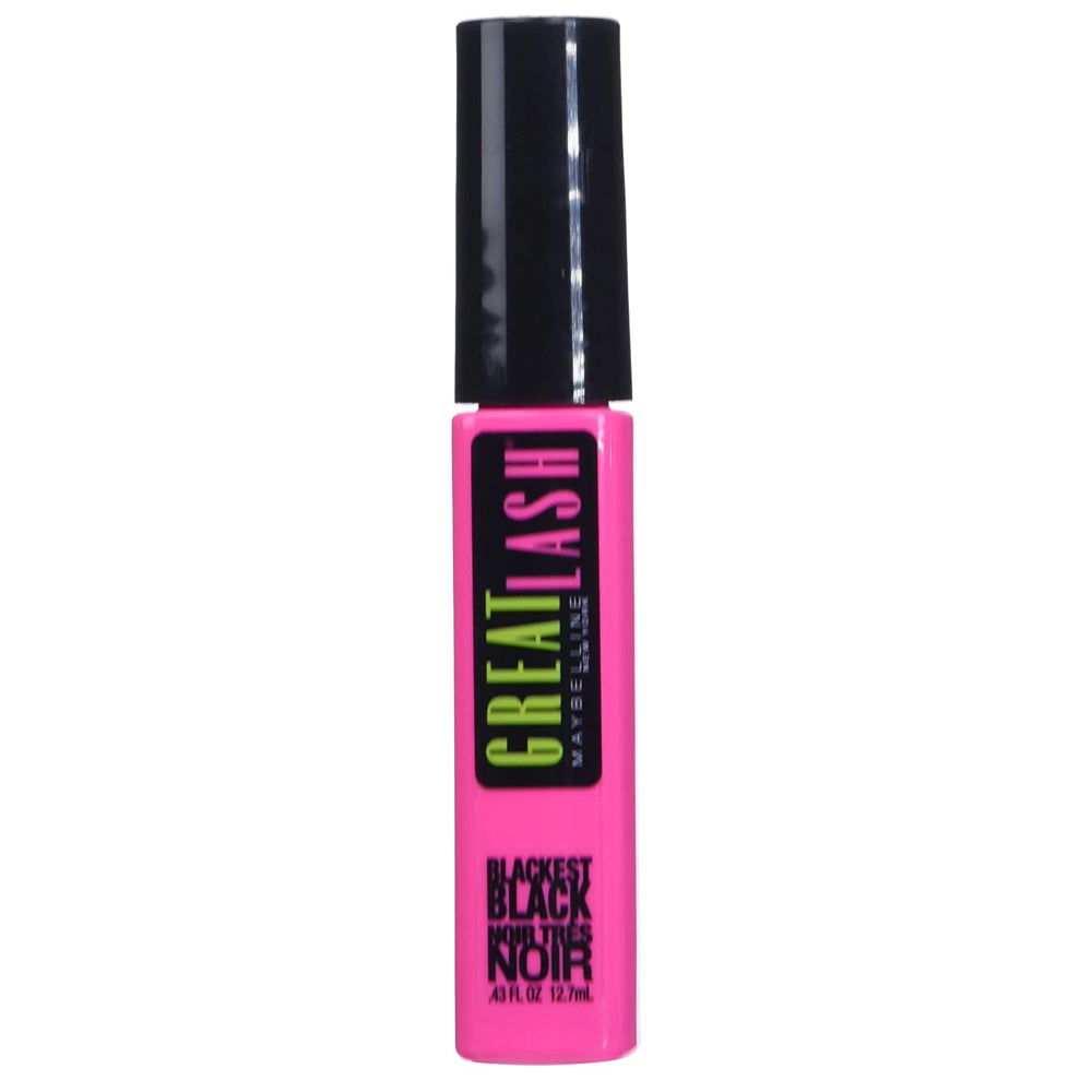 Maybelline New York Great Lash Washable Mascara. Blackest Black [100]. 0.43fl.oz