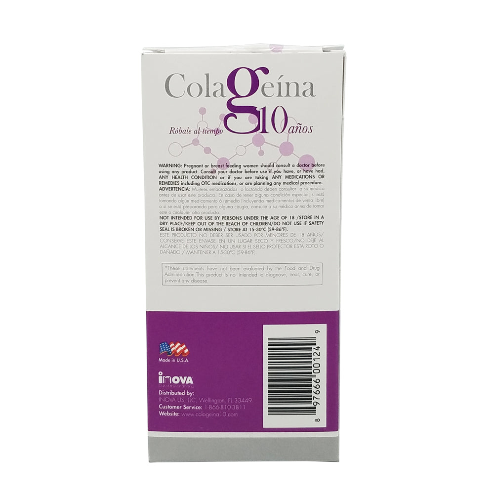 Colageina 10 by Victoria Ruffo, Collagen & Vitamin C 60 caps. - SotoDeals