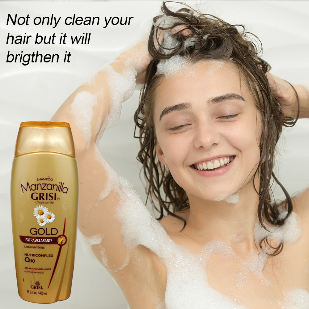 Grisi Manzanilla Chamomile Gold Shampoo13.5 FL Oz / 400mL. - SotoDeals