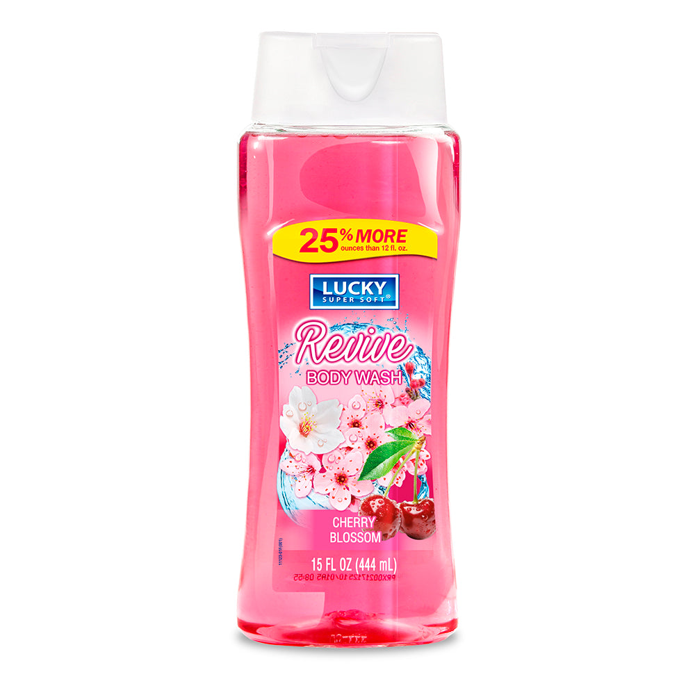Lucky Super Soft Body Wash - Varied Natural Scents, 15 Fl.Oz.
