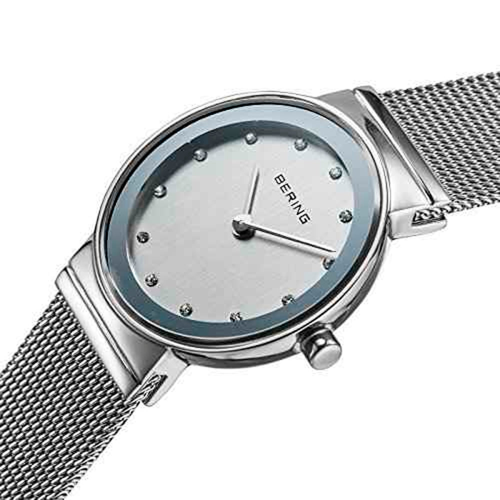 Bering Time Classic Silver Steel Case and Silver Dial Women's Watch 10126-000