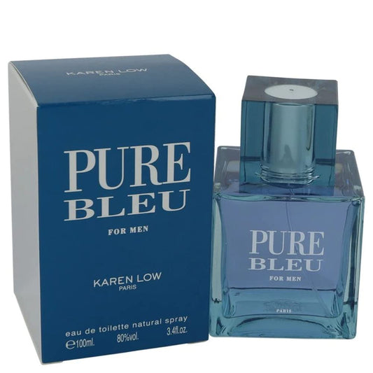 Pure Bleu by Karen Low. Eau de Toilette Spray. 3.4 oz