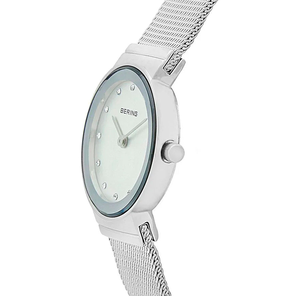 Bering Time Classic Silver Steel Case and Silver Dial Women's Watch 10126-000