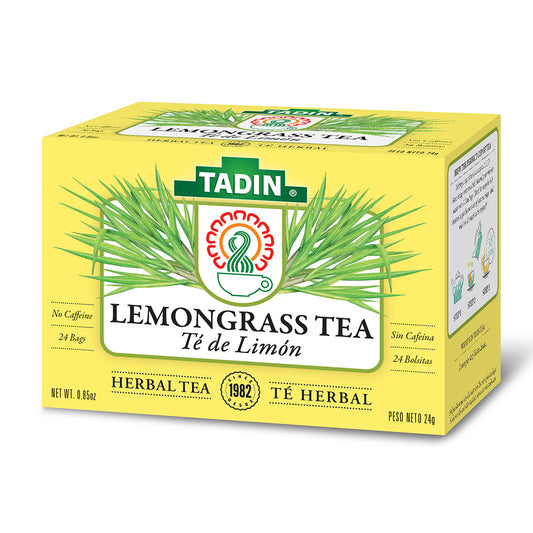 Tadin Tea Té de Limón / Lemongrass. 24 Bags. 0.84 Oz