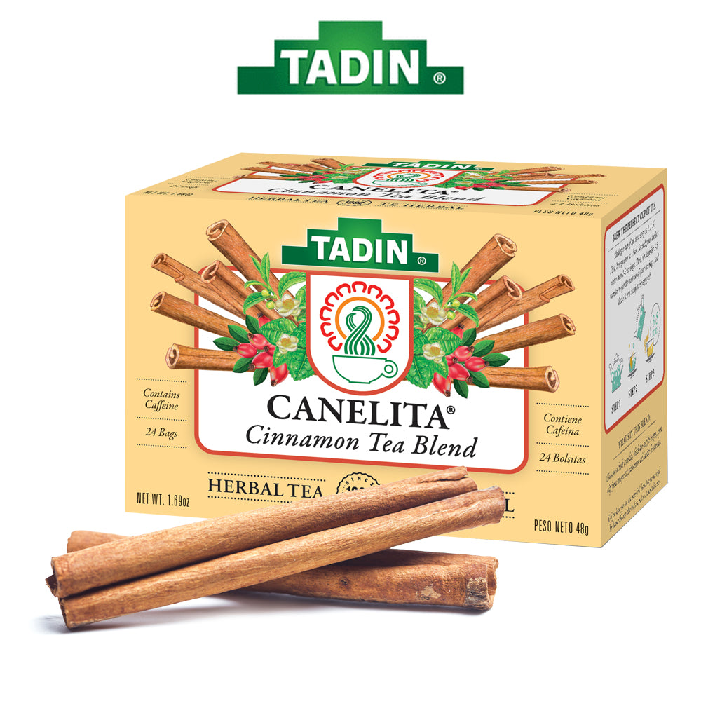 Tadin Tea Canelita / Cinnamon Tea Blend. 24 Bags. 1.52 Oz