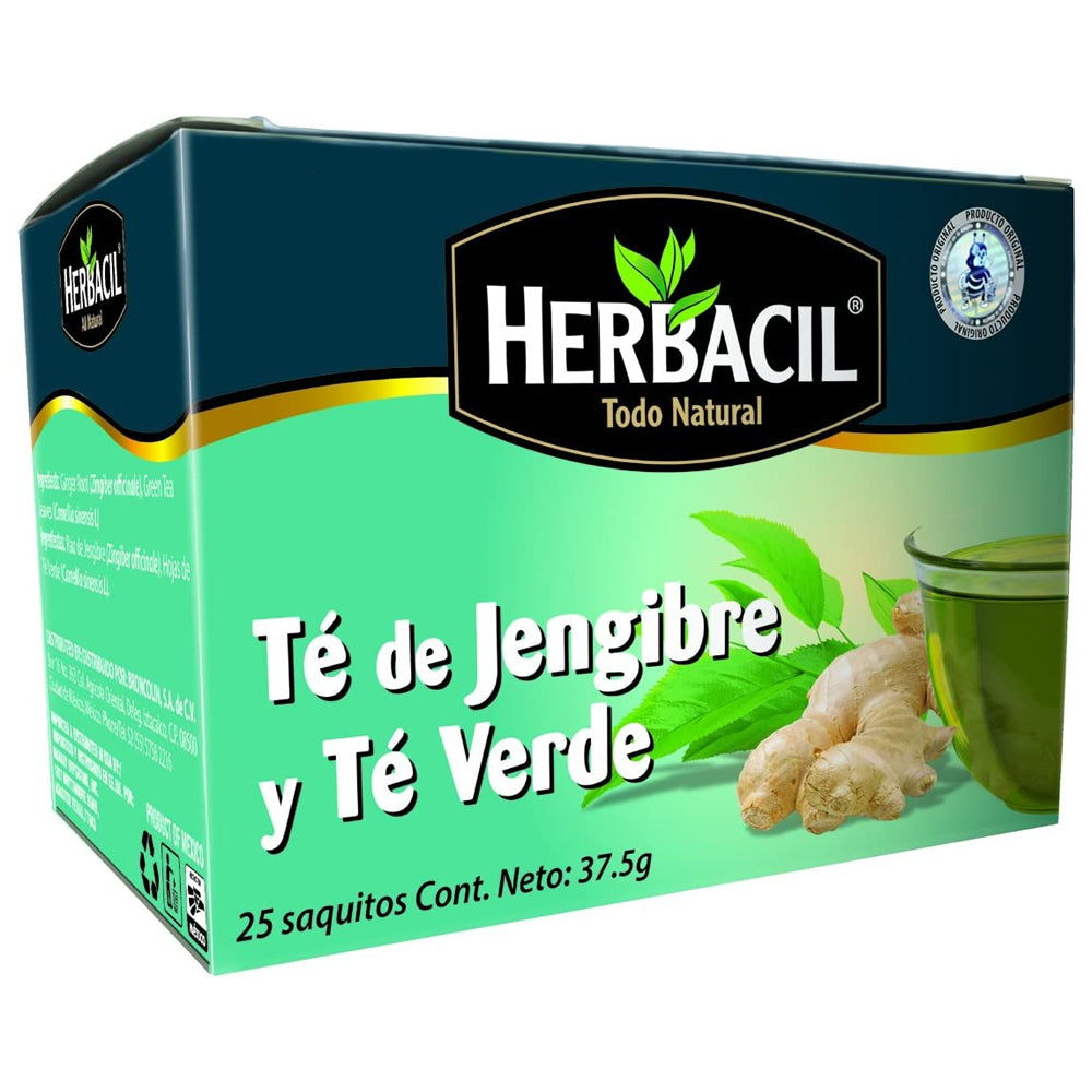 Herbacil Ginger & Green Tea 25-Bags