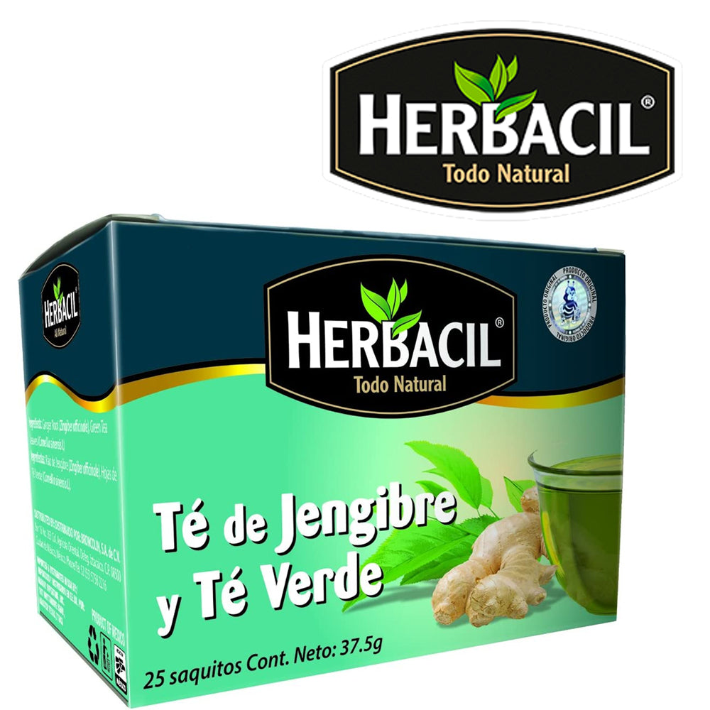 Herbacil Ginger & Green Tea 25-Bags