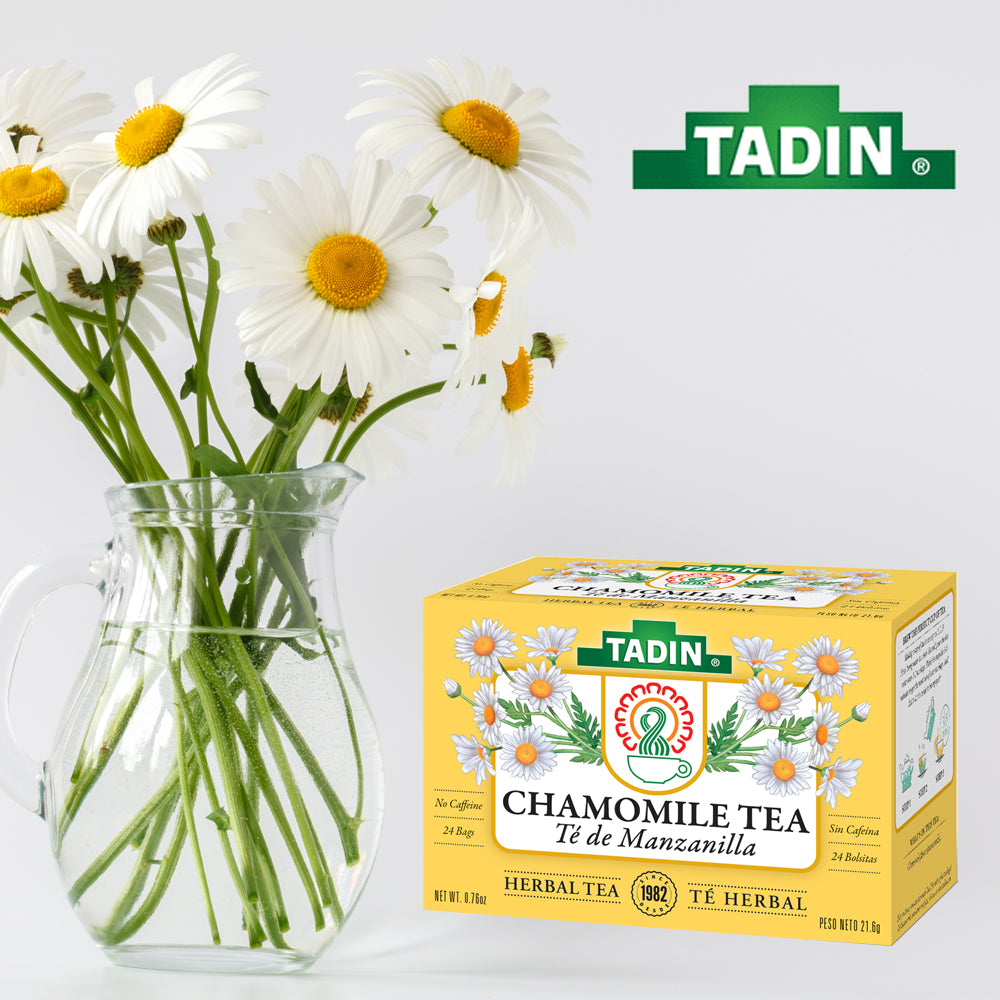 Tadin Tea Manzanilla / Chamomile. 24 Bags. 0.84 Oz