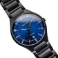 Bering Time Titanium Brushed Black Titanium Case Blue Dial Men's Watch 11739-727