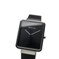 Bering Time Classic Polished Silver Steel and Black Dial Men's Watch. 14533-102