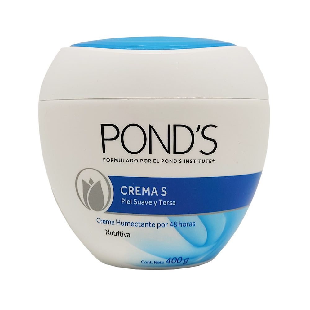 Pond's S Cream. 48 Hour Skin Moisturizing & Nourishing. Hypoallergenic. 14.10 oz