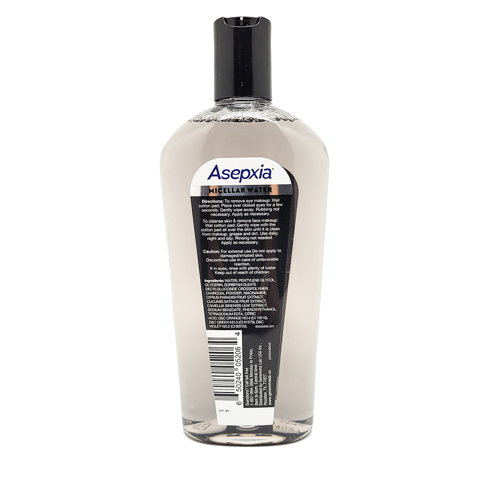 Asepxia Baking Soda Micellar Water. Skin Cleanser and Makeup Remover. 13.5 fl.oz